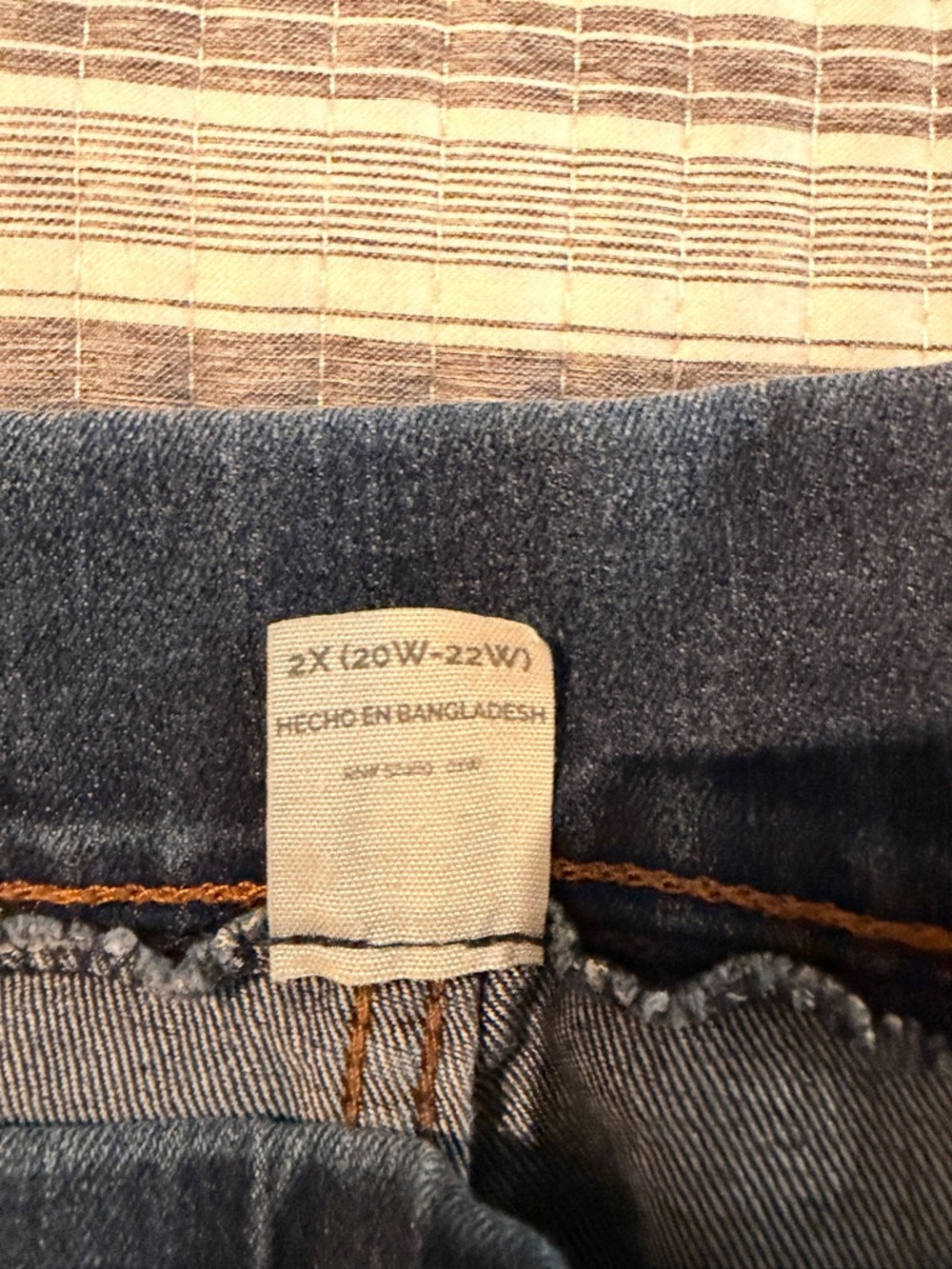 Terra & Sky Dark Blue Pull-On Women’s Size 2X - Picture 5 of 5